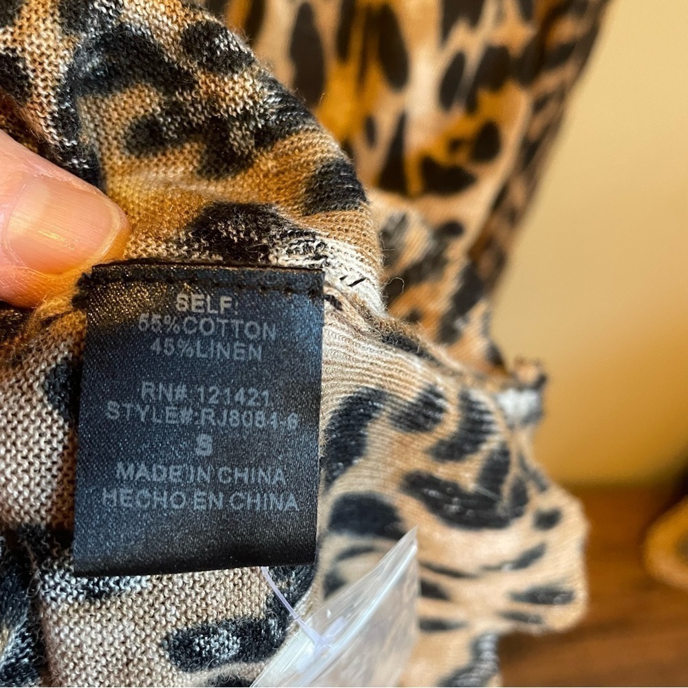 Ellison Leopard Button Cardigan - Picture 6 of 8